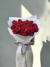 20 Hand-Flexed Red Roses Bouquet